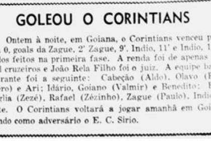 Atlético-GO x Corinthians marcou estreia alvinegra em solo goiano